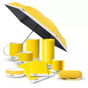 PANTONE Skládací deštník — Yellow 012