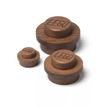 Sada 3 ks – LEGO dřevěný věšák