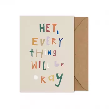 Everything OK – Skládaná karta A5