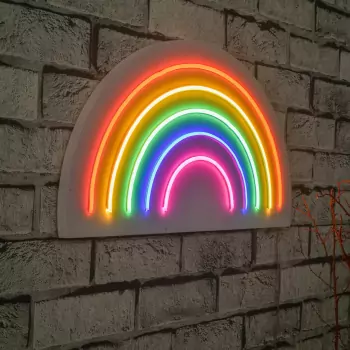 Světelná dekorace na zeď Rainbow