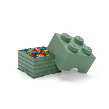 LEGO úložný box 4 – army zelená