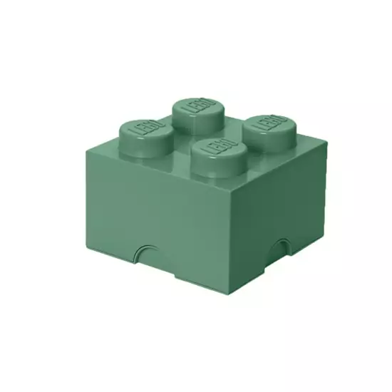LEGO úložný box 4 – army zelená