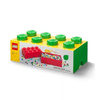 LEGO úložný box 8 – tmavě zelená