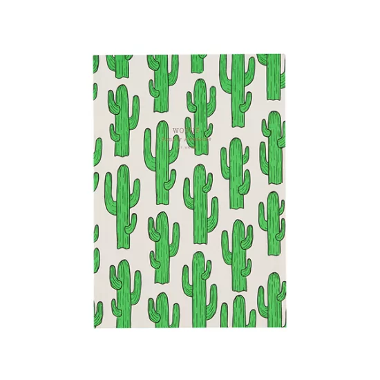 Designový zápisník Cactus