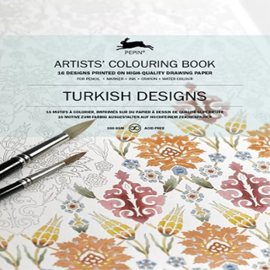 16 listů omalovánek Turkish Design