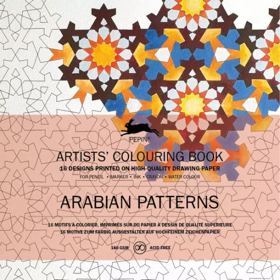 16 listů omalovánek Arabian Patterns