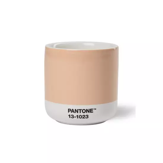 PANTONE Cortado hrnek – Peach Fuzz 13-1023 (barva roku 2024)