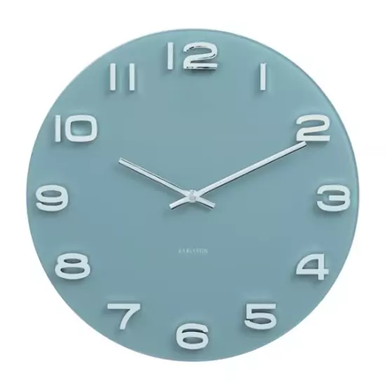 Nástěnné hodiny Vintage kulaté – tmavě modré