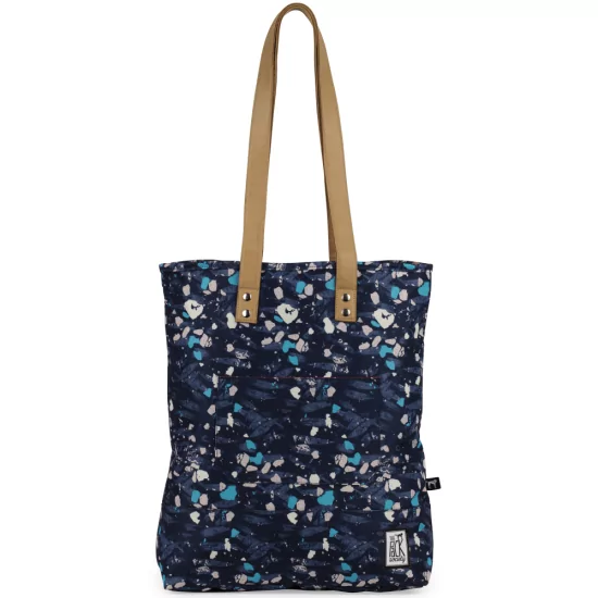 Nákupní taška Shopper – modré skvrny