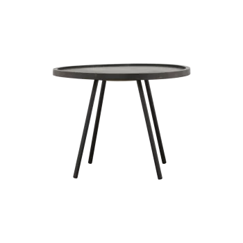 Hnědý kulatý stolek Juco Ø60x45 cm
