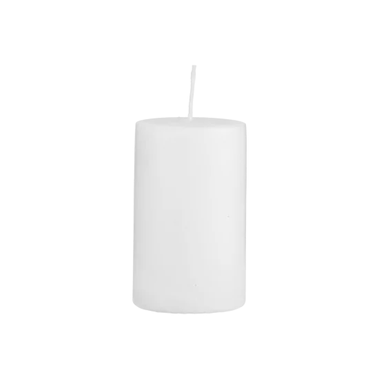Bílá svíčka 6x10 cm