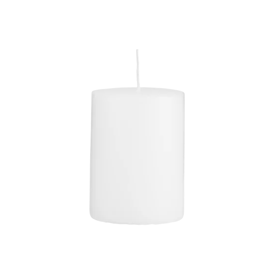 Bílá svíčka 7x10 cm