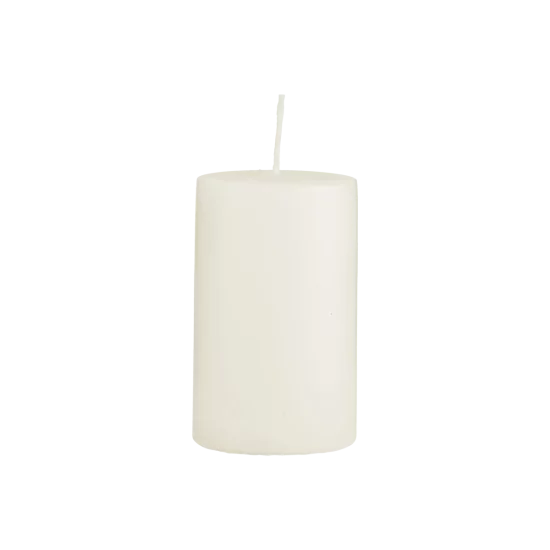 Krémová svíčka 6x10 cm – sada 2 kusů