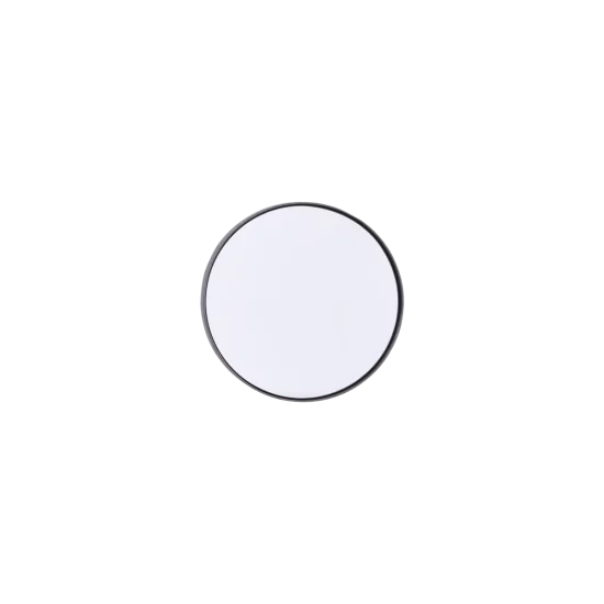 Kruhové zrcadlo s matně černou obrubou Reflection malé