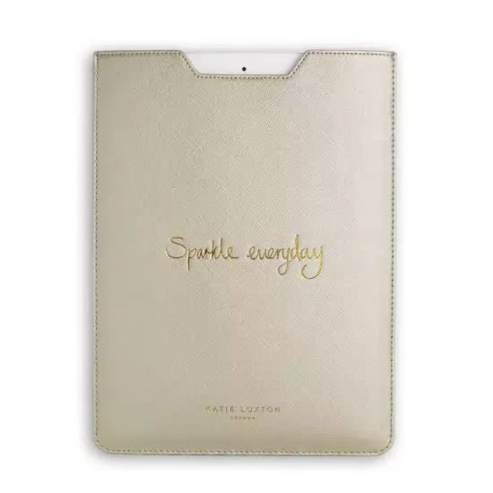 Zlaté pouzdro na iPad – Sparkle Everyday