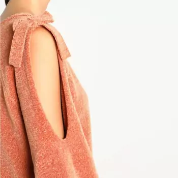 Oranžový pletený svetřík – Vicap