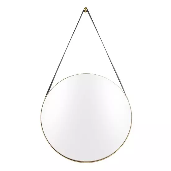 Kulaté zrcadlo Balanced Round – zlaté