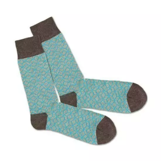 Barevné ponožky – Classic Turquoise Lining – 41 – 46