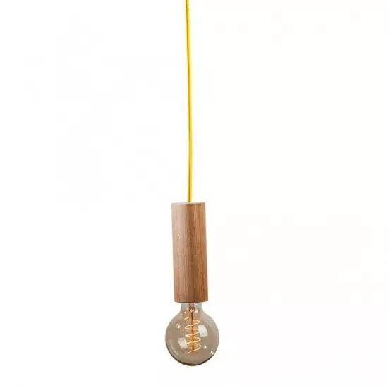 Závěsné stropní svítidlo VERTIGO – žlutý kabel