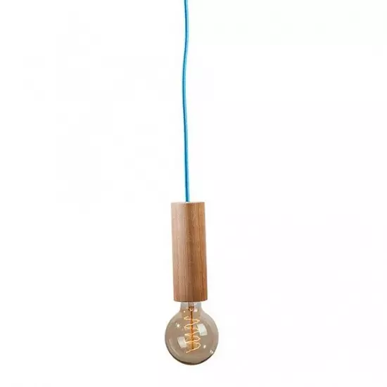 Závěsné stropní svítidlo VERTIGO – modrý kabel
