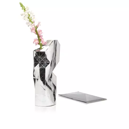 Papírový obal na vázu – Silver