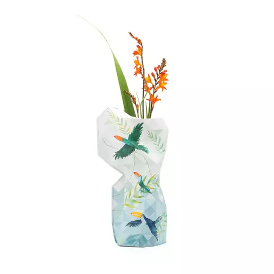 Papírový obal na vázu – Toucan