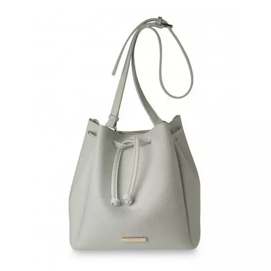 Pastelově šedý vak – Chloe Bucket Bag