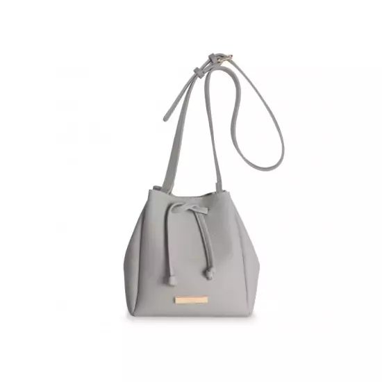 Pastelově šedá kabelka – Mini Chloe Bucket Bag