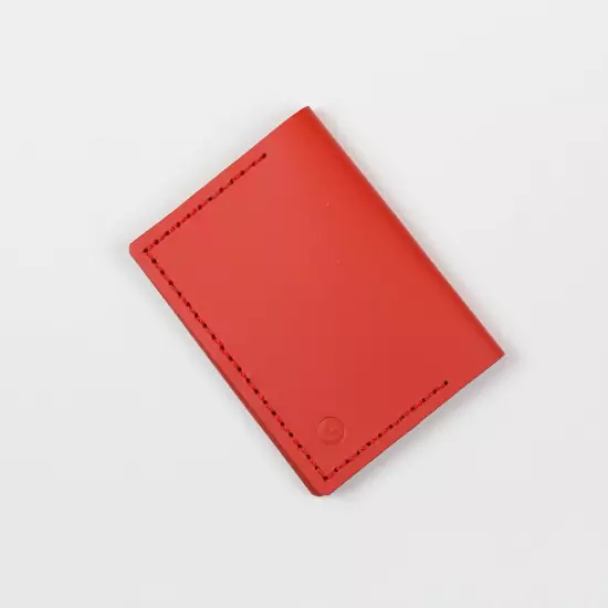 Kožená peněženka – Double Wallet – červená