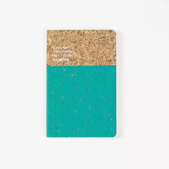 Korkový zápisník malý – zelený