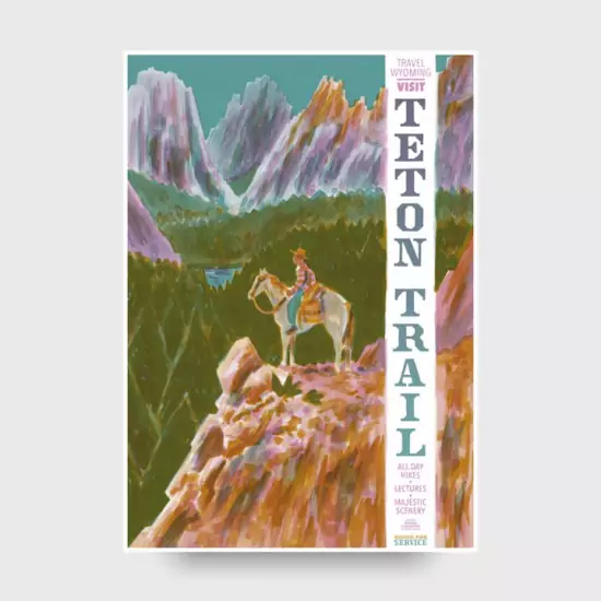 Plakát B2 Teton Trail
