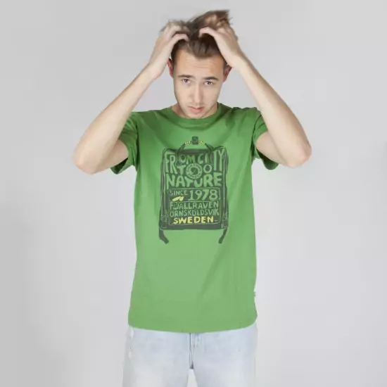 Zelené triko Kånken s potiskem