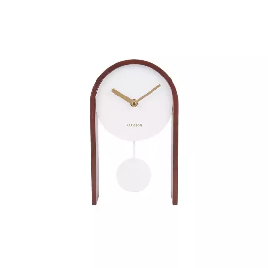 Hnědé stolní hodiny Smart Pendulum