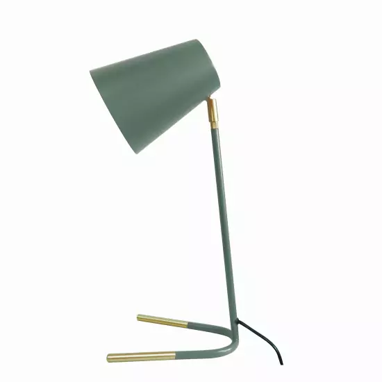 Stolní zeleno-zlatá lampa Noble