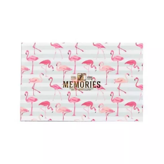 Flipbook fotoalbum Flamingo Stripe Mini