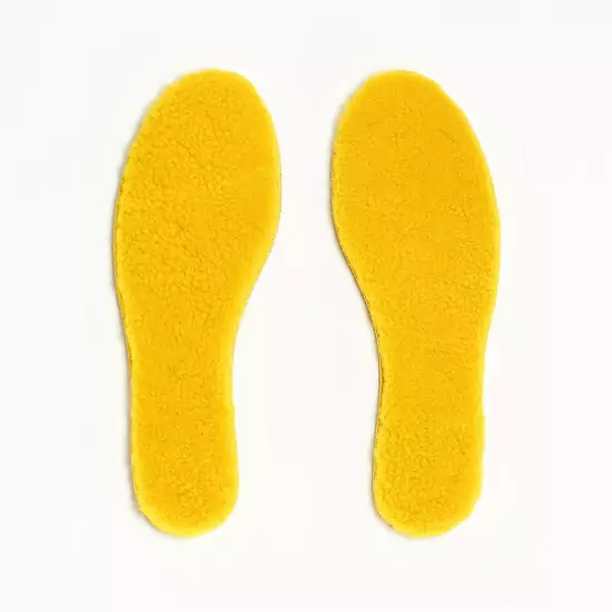 Merino vložky do bot: žlutá – M