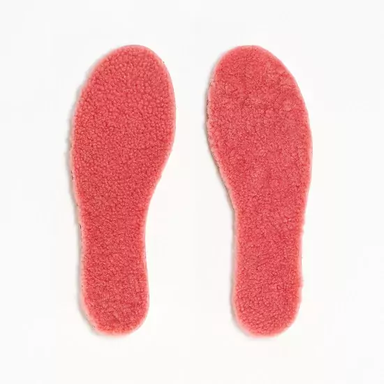 Merino vložky do bot: růžová – M