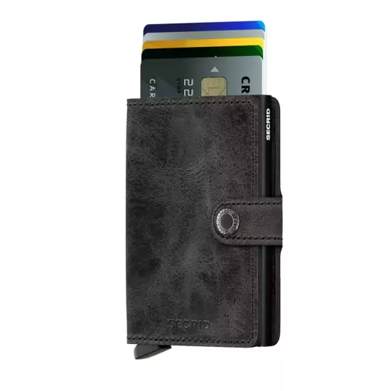 Černá peněženka Miniwallet Vintage