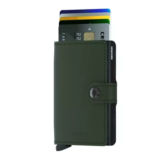 Zelená peněženka Miniwallet Matte
