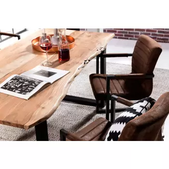 Jídelní stůl TABLES & BENCHES CURVE-RECTANGLE