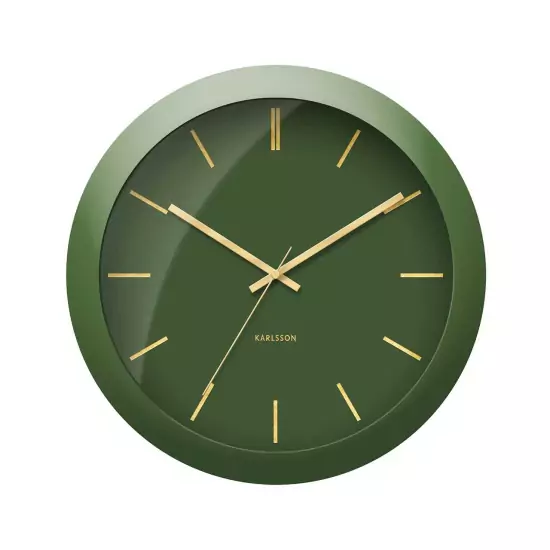 Nástěnné hodiny Globe – zelené