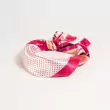 Růžový šátek Ornament
