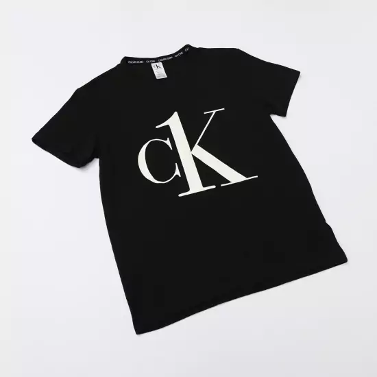 Černé tričko S/S Crew Neck CK One Coord Tops Launch