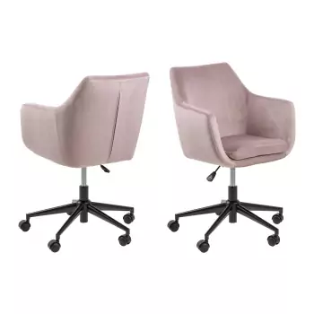 Kancelářská židle Nora – růžová