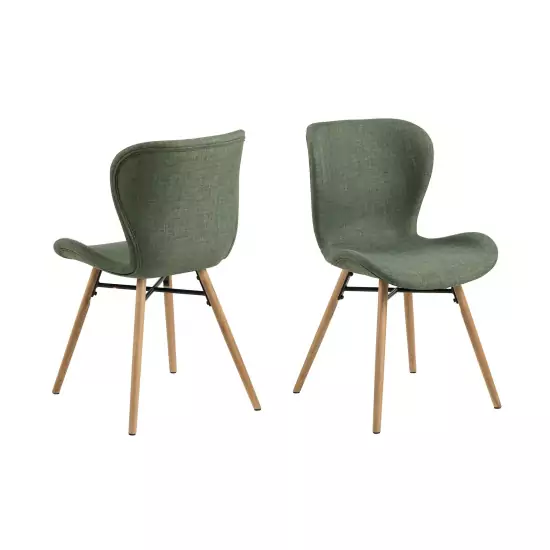 Židle Batilda – A1 – zelená