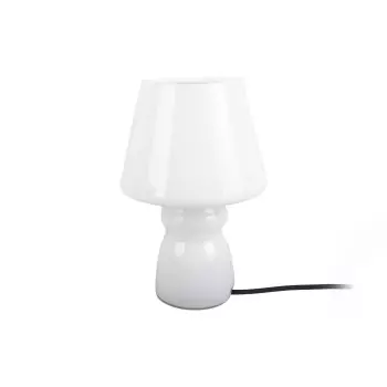 Stolní lampa Classic Glass – bílá
