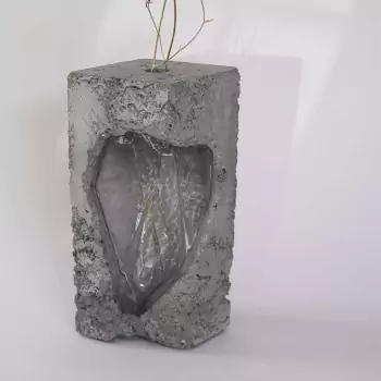 Umělecká váza Heart Crystal