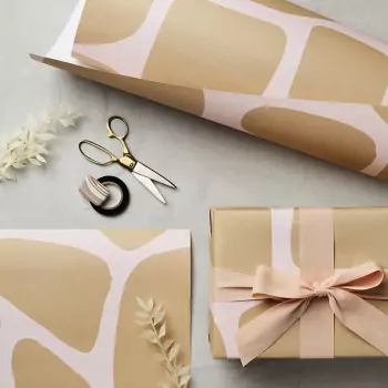 Luxusní balící papír Giraffe