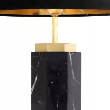 Stolní lampa Newman s mramorovým podstavcem