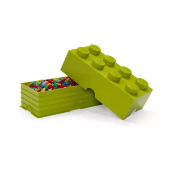 LEGO úložný box 8 – světle zelená